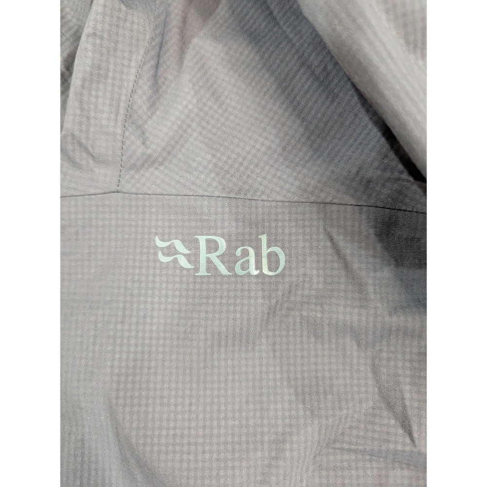 Rab Firewall Hooded Rain Jacket Women's XS Anthracite Proflex (MSRP $235) - Picture 5 of 6
